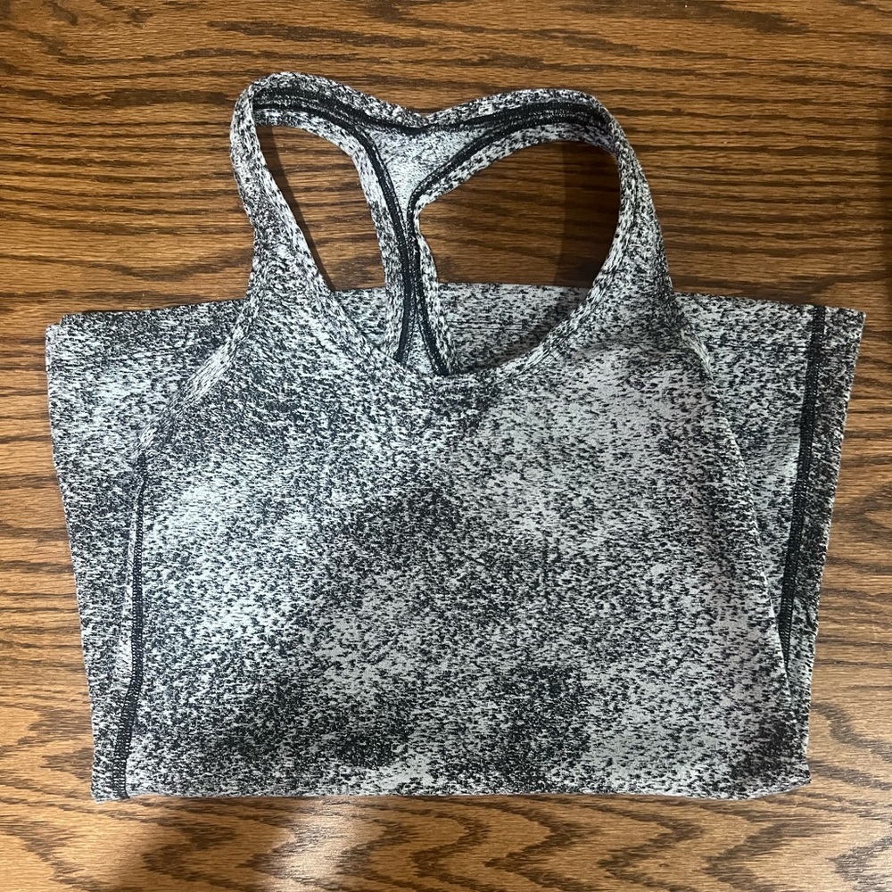 lululemon athletica Black and White Tank Top